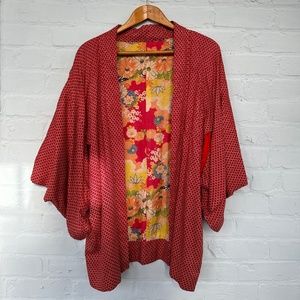 Vintage Red Kimono